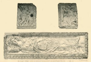 Sarkofag av Santa Giustina, c1476, 1881. av C Stoney