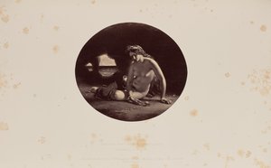 The Sea Cave, av W.E. Frost, A.R.A. av Caldesi and Montecchi