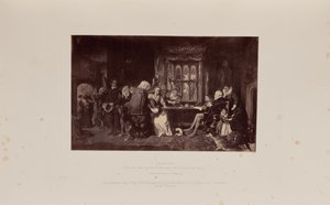 En häxas rättegång av W.P. Frith, R.A. av Caldesi and Montecchi