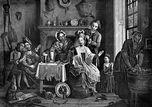 High-Life Below Stairs, 1772 av Caldwell