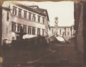 Utsikt över Capitol-trappan, Rom
