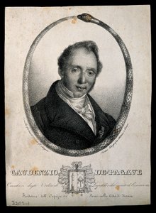 Gaudenzio de Pagave. Litografi av C. Gandolfi.