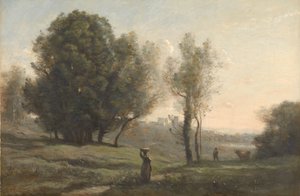 Landskap Souvenir från Les Landes