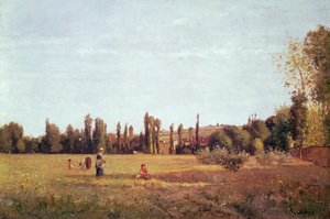 La Varenne de St. Hilaire, 1863 av Camille Jacob Pissarro
