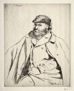 Paul Cezanne, 1874. av Camille Jacob Pissarro