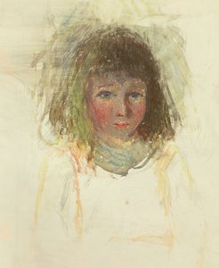 The Artists Son Georges, detalj, ca 1880 (wc & grafit på kraftigt vävt papper) av Camille Jacob Pissarro