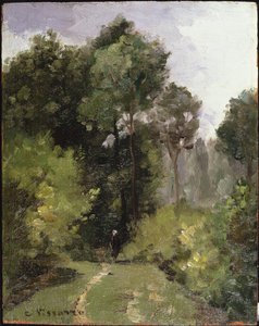 Under träden, 1864 av Camille Jacob Pissarro