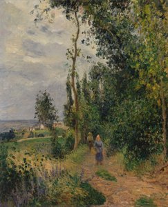 Côte des Grouettes, nära Pontoise, ca 1878 (olja på duk) av Camille Jacob Pissarro