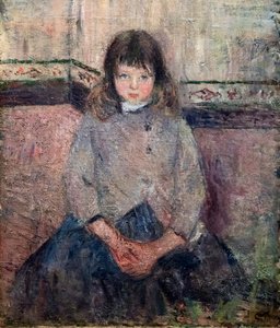 Félix Pissaro i kjol av Camille Pissarro