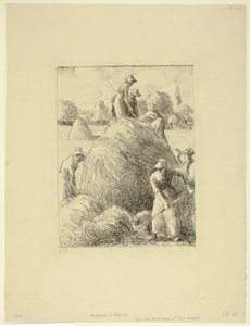 Hömakare av Eragny av Camille Pissarro