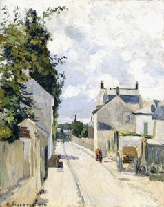 Hermitage Street, Pontoise av Camille Jacob Pissarro