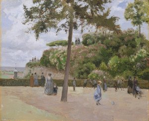 I Pontoiseparken. 1874 av Camille Jacob Pissarro