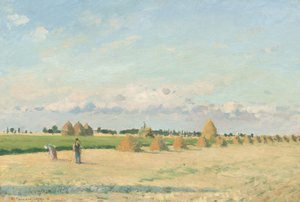 Landskap, Ile de France, 1873. av Camille Pissarro