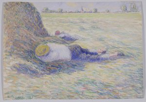 Middagsvila av Camille Jacob Pissarro