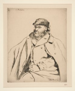 Paul C?zanne (Porträtt av C?zanne) av Camille Pissarro