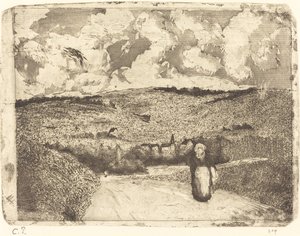 Kvinna på väg Kvinna på väg, 1879. av Camille Pissarro