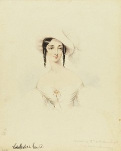 Porträtt av dansaren Lola Montez 1821-1861, 1846. av Camille Roqueplan
