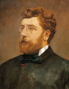 Porträtt av Georges Bizet (Paris av Camillo (1840 1919) Miola