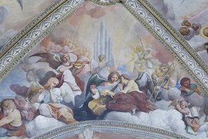 Freskocykel tillägnad Jungfru Maria, detalj av Camillo Procaccini