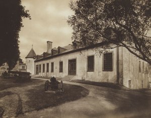 Chateau De Ramezay, byggt 1705 (svartvitt foto)