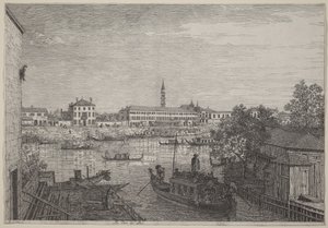 Vid Dolos portar av Canaletto