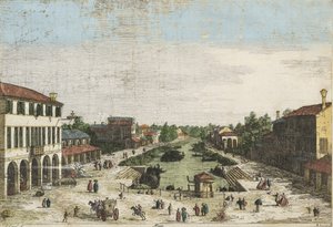 Canaletto Mestre färgstark av Canaletto