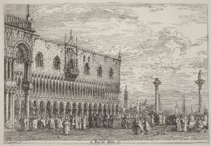 La Piera del Bando. V. av Canaletto