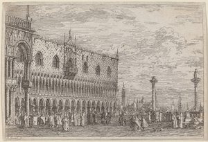 Bandpiren. V, c. 17351746. av Canaletto