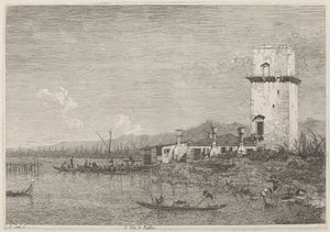 Tornet i Malghera, ca. 17351746. av Canaletto