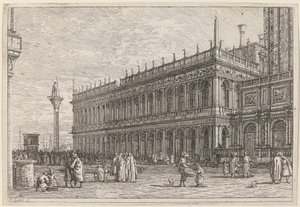 Bokhandeln. V. av Canaletto