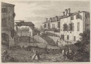 Dörrarna till Dolo av Canaletto