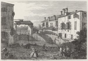 Dörrarna till Dolo av Canaletto