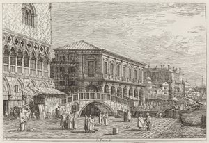 Le Preson. V. [nedre vänster], c. 17351746. av Canaletto