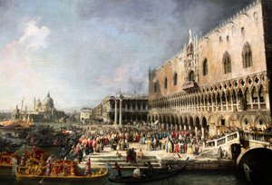 "Mottagning av den franska ambassadören i Venedig", 1726-1727