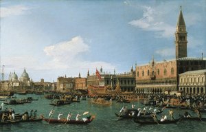 Il Bucintoros återkomst på Kristi himmelsfärdsdag, 1745-1750