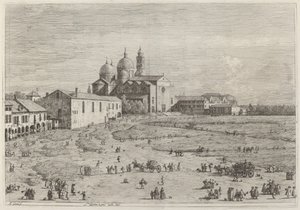 S. Giustina in pra della Vale, ca. 17351746. av Canaletto