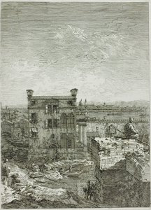 Huset med Peristylen, från Vedute av Canaletto