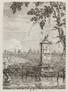 Det lilla monumentet [vänster], ca. 17351746. av Canaletto