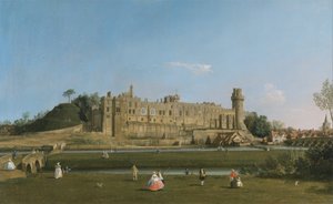 Warwick Castle av Canaletto