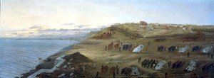 Argentinskt läger i Uruguaiana, Rio Grande, Brasilien av Candido Lopez