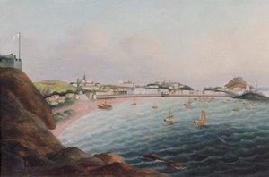 Macaos hamn av Cantonese School