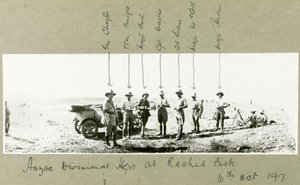 ANZACs divisionshögkvarter i Rashid Beck, oktober 1917 av Capt. Arthur Rhodes