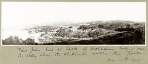 Utsikt från kullen bakom Betlehem, 14 december 1917 av Capt. Arthur Rhodes