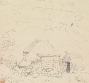 I Sandrock, Isle of Wight, 13 augusti 1829 av Capt. Thomas Hastings
