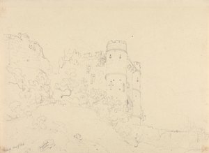 Carisbrooke Castle, 9 maj 1826 av Capt. Thomas Hastings