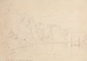 Ingången till Chepstow, september 1845 av Capt. Thomas Hastings
