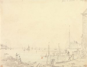 Från East Cowes, 7 augusti 1826 av Capt. Thomas Hastings