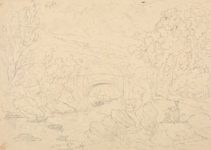 Holne Bridge, 30 maj 1833 av Capt. Thomas Hastings