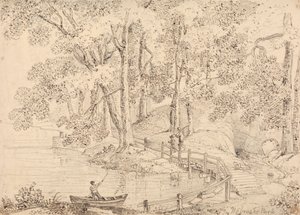 I Ugbrooke Park, maj 1833 av Capt. Thomas Hastings