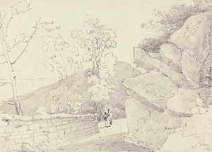 Nära Bonchurch, Isle of Wight, 28 maj 1829 av Capt. Thomas Hastings